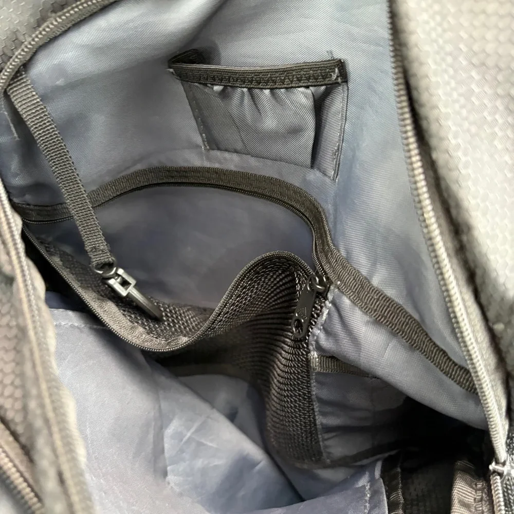 Adidas LoadSpring Black Backpack‎ 979121-A Multi-Pocket School Travel Bag 03/21
